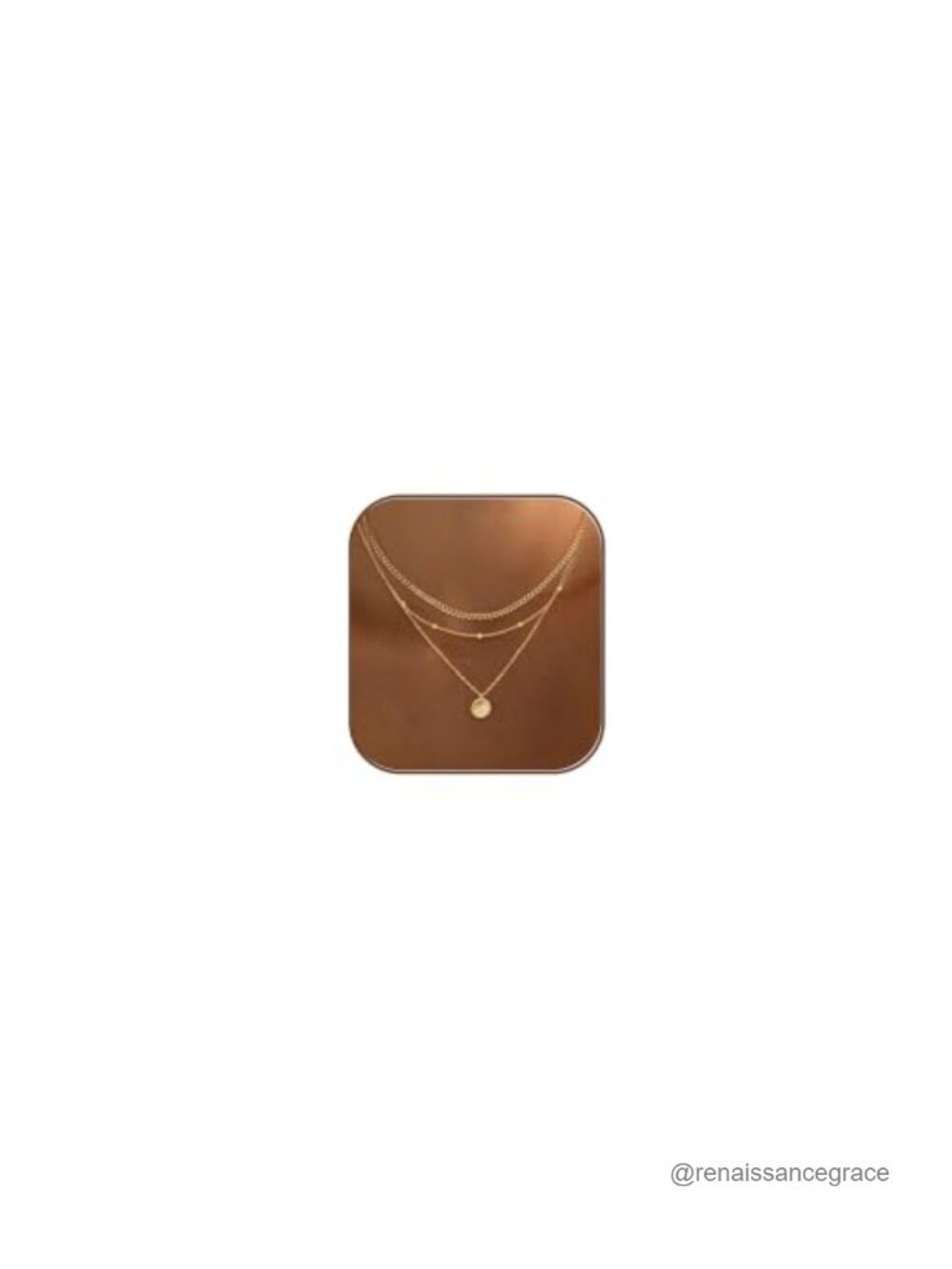 Layered Gold Plated Necklace Set Dainty Layering Chain Choker Stack Women